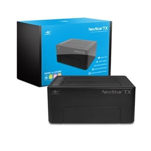 Vantec Storage Accessory NST-D428S3-BK NexStar TX Dual Bay 2.5 inch/3.5 inch USB3.0 Hard Drive Dock Retail