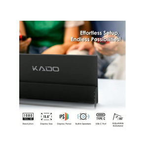 Kado Portable Monitor 15.6-Inch FHD 1080p