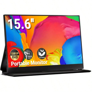 15.6-Inch Portable Monitor, Ratio: 16:9 Full HD 1920