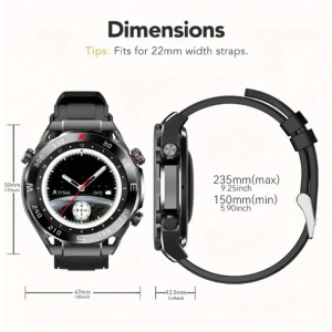 W&O 2025 Smart Watch For Men/Women, 1.39'' HD