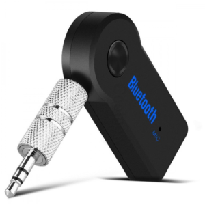 Bluetooth Receiver for Car, Aux Bluetooth Car Adapter 5.0 for Wired Speakers/ Headphones/ Home Music Streaming Stereo (Black)