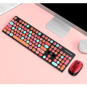 Wireless Punk Manipulator Keyboard And Mouse Set