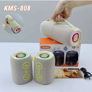 Dual TWS Bluetooth Speakers with Twist-Lock Stereo (White)