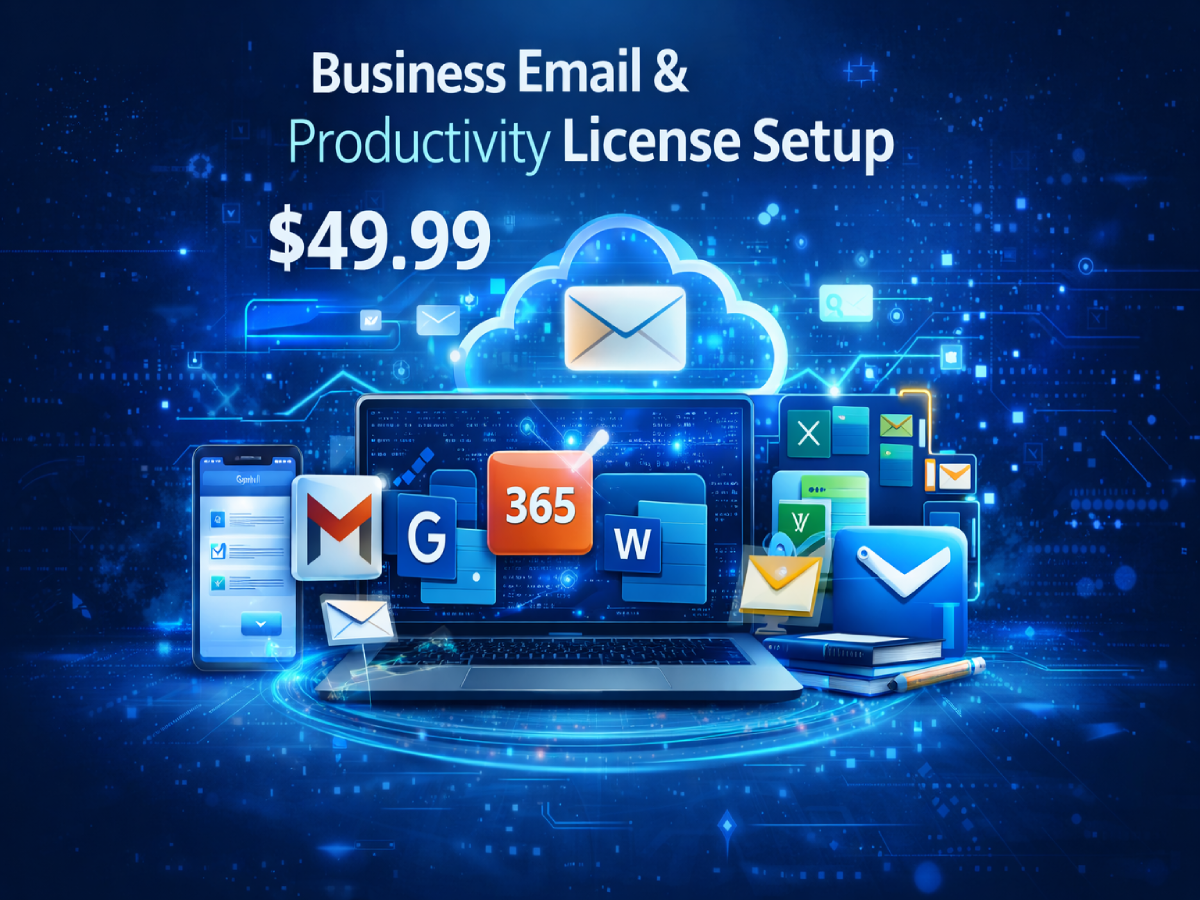 Business Email & Productivity License Setup
